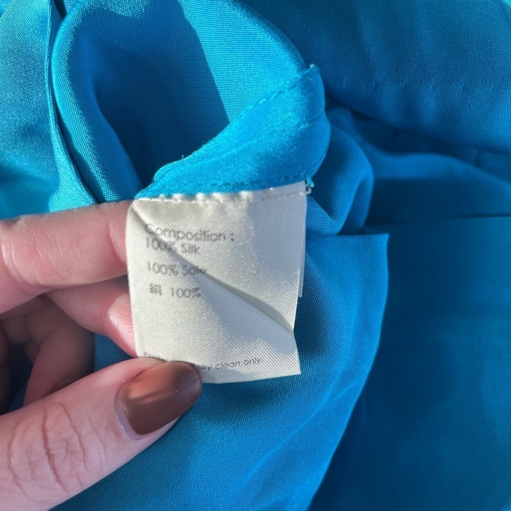 3.1 Phillip Lim Mesh and Silk blue cocktail dress size 8 - Picture 6 of 6